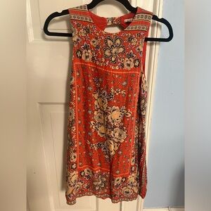 Urban outfitters ecote floral coral dress